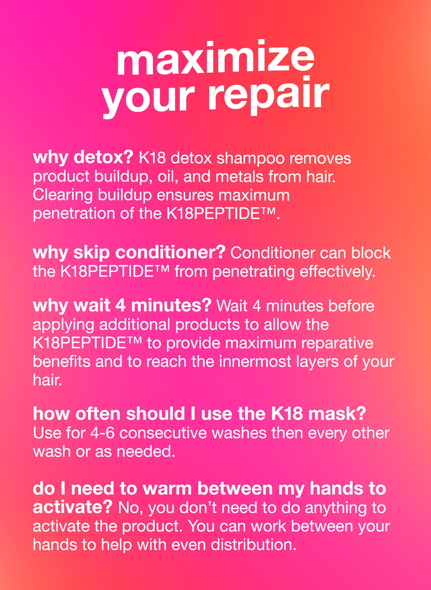 Jumbo Leave-In Molecular Repair Hair Mask 100mL