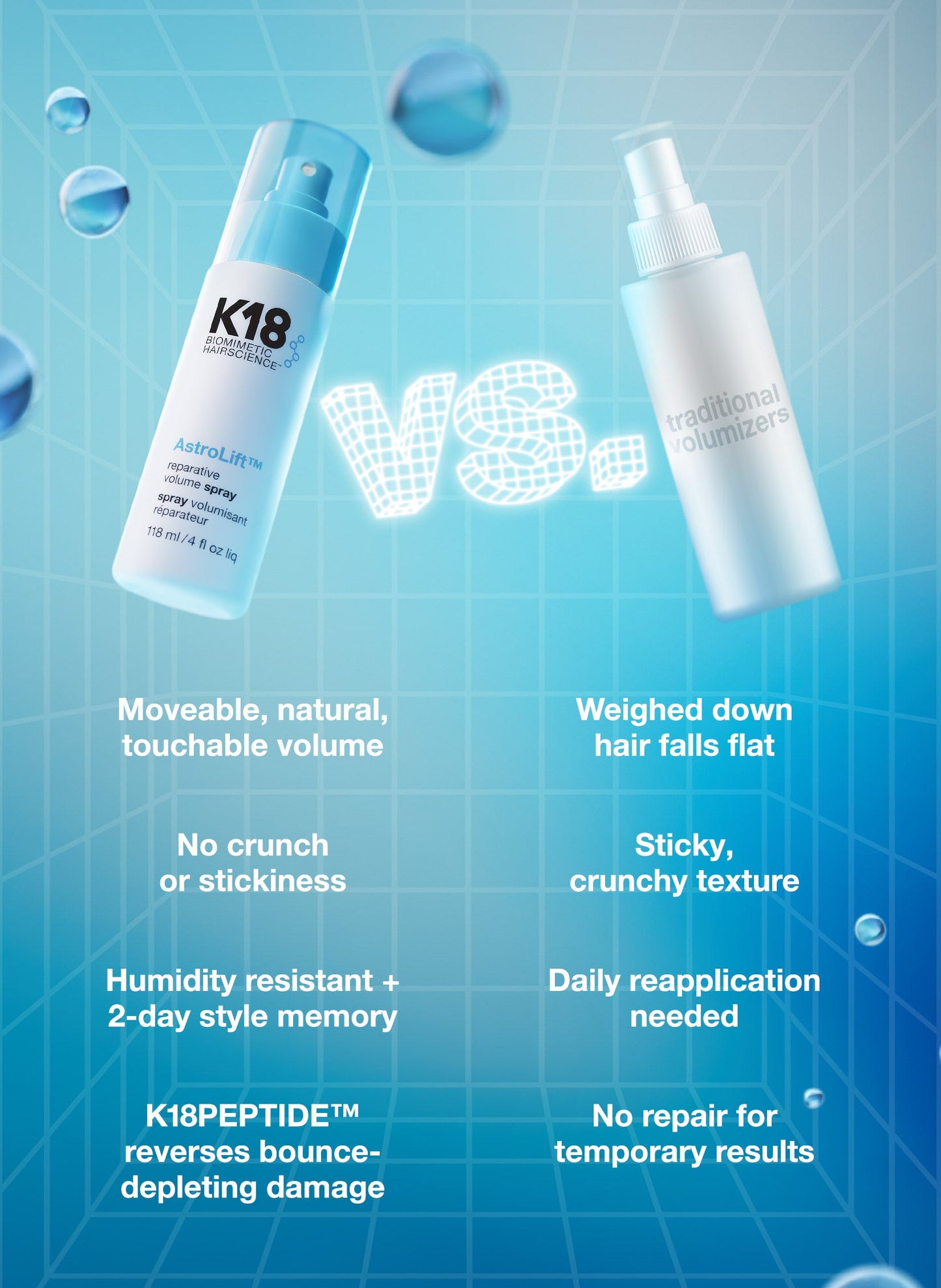 AstroLift reparative volume spray 4oz