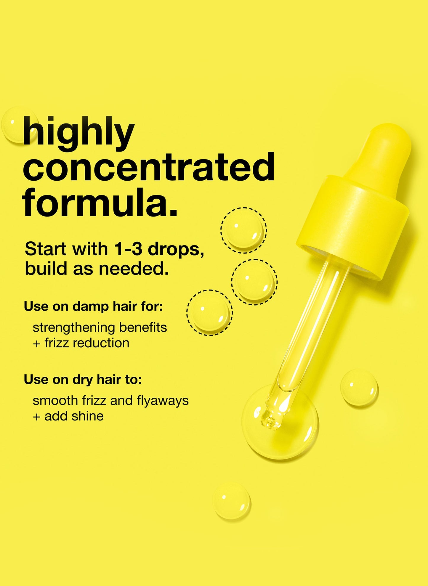 Mini molecular repair hair oil