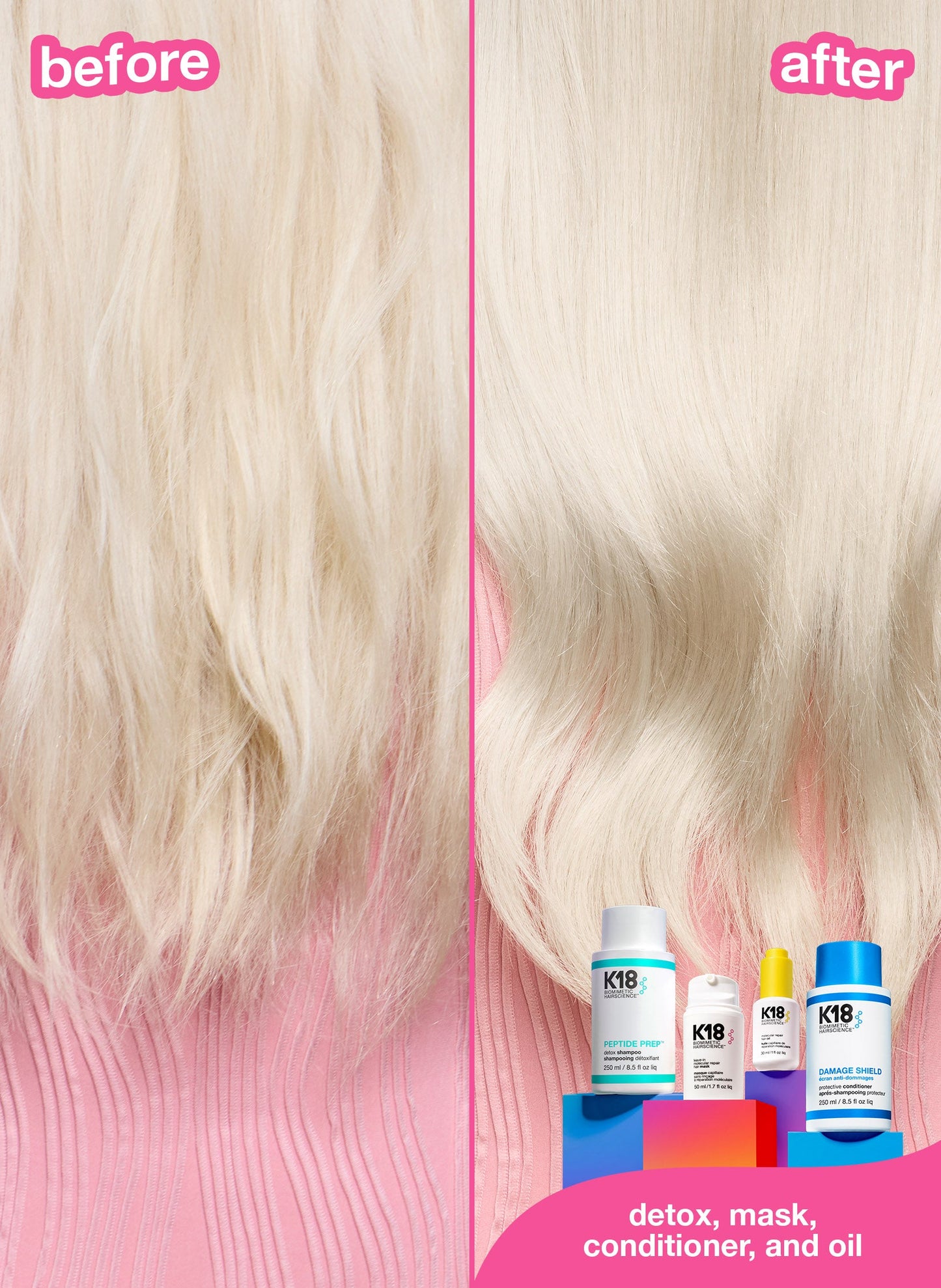 Mini molecular repair hair oil
